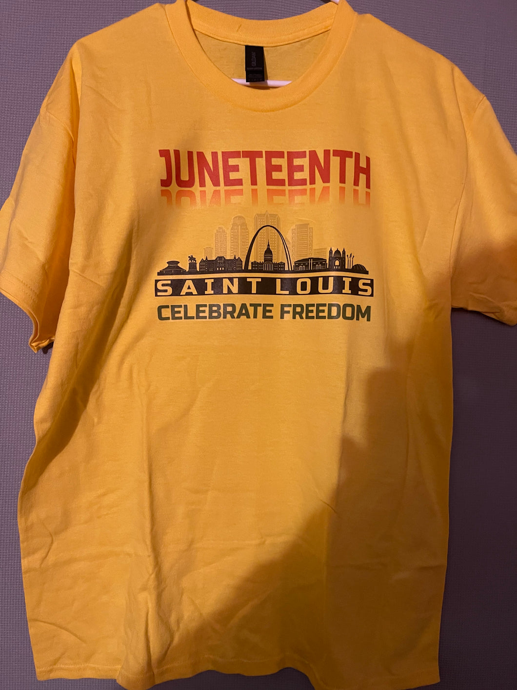 Juneteenth Tshirt -St Louis skyline