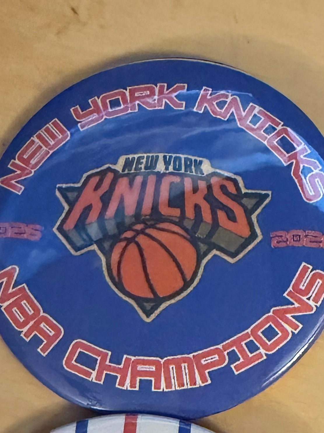 New York Knicks Championship Buttons (3 inch, 8 design options) LIMITED EDITION