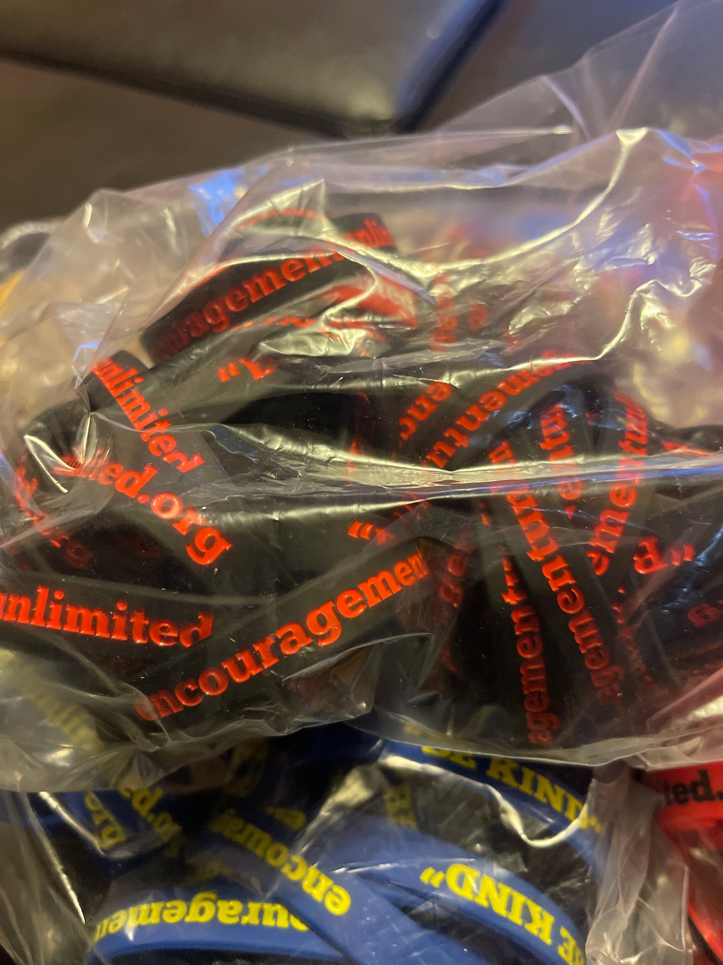 “BE KIND” wristbands (different colors)