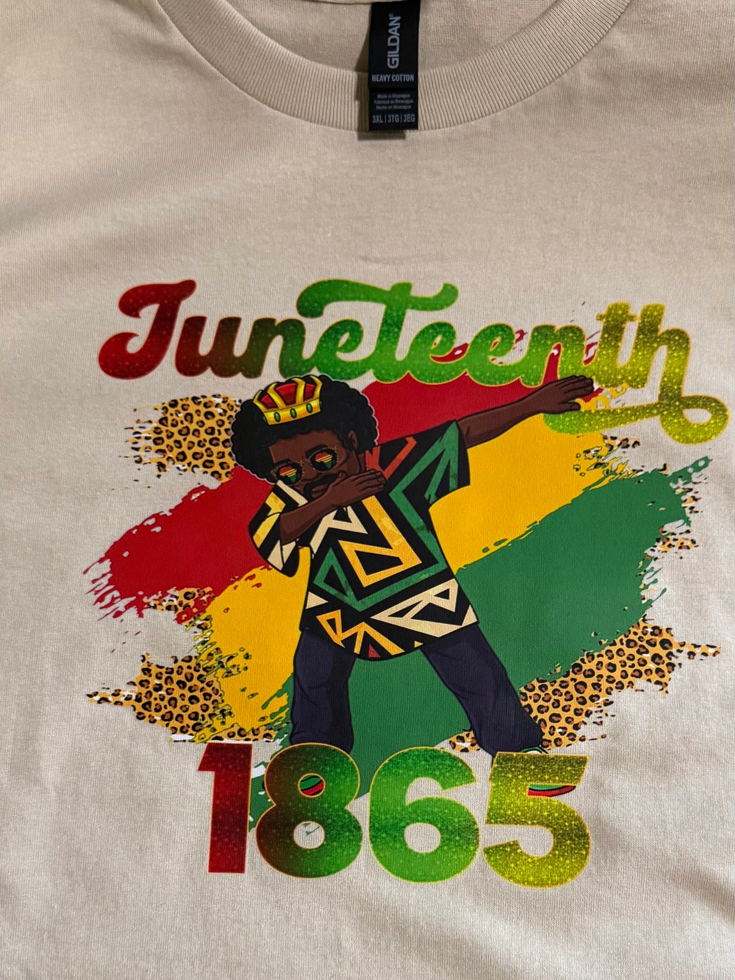 Juneteenth T-shirts (Available in White, Yellow (Daisy) Yellow Gold, Red, Green and Black colors) includes shipping and handling