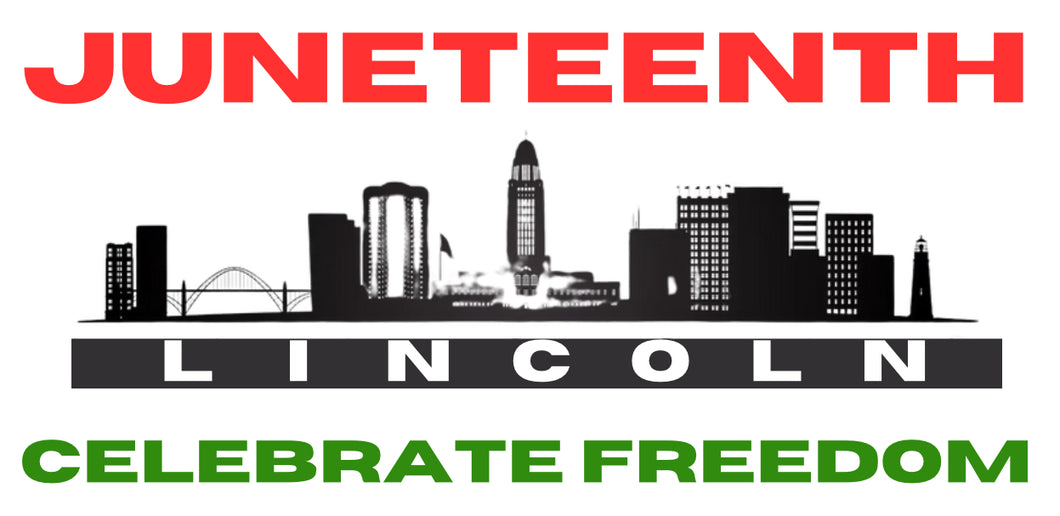Juneteenth Tshirt - Lincoln Skyline