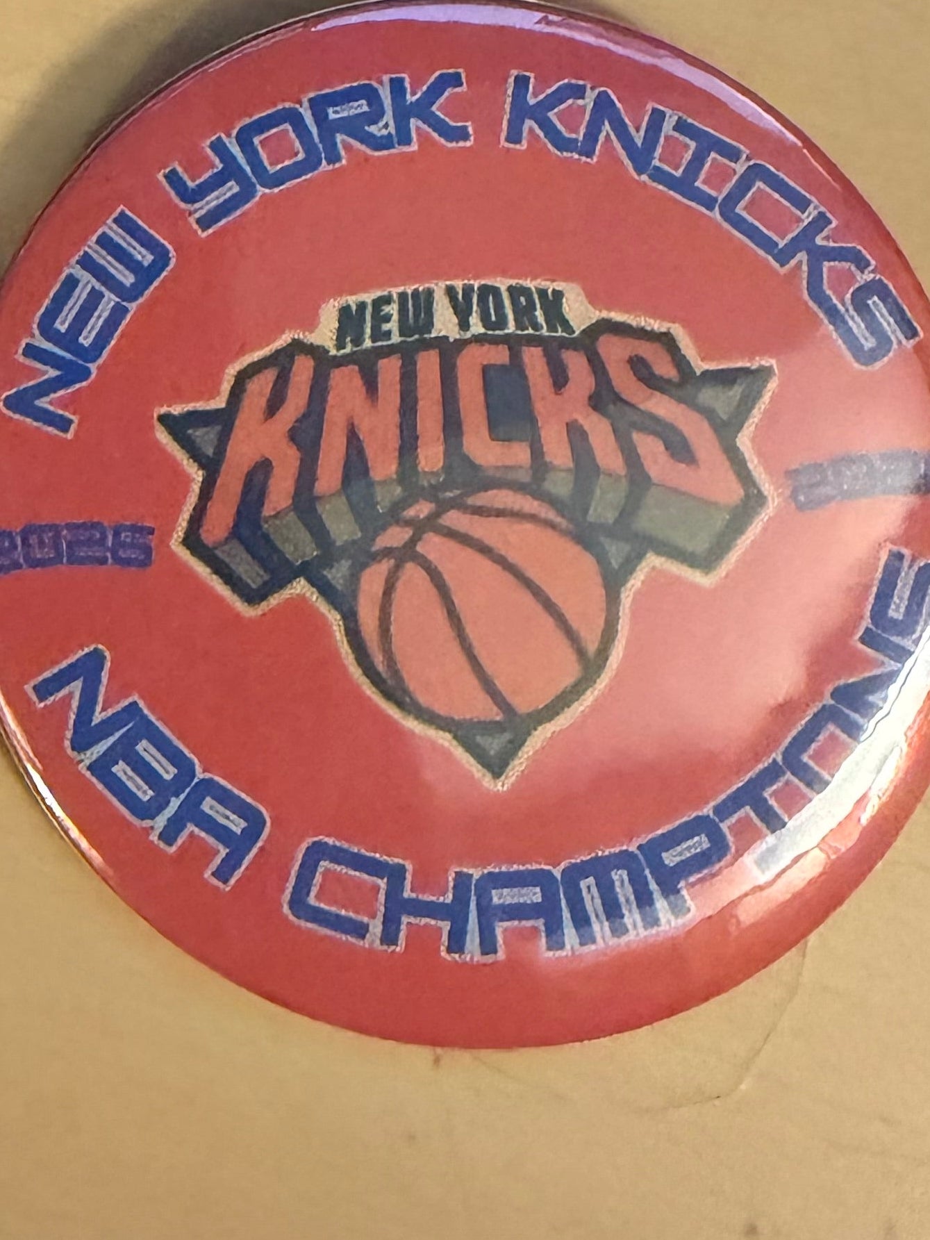New York Knicks Championship Buttons (3 inch, 8 design options) LIMITED EDITION