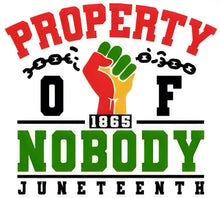 Load image into Gallery viewer, Juneteenth T-shirts (Available in White and Yellow Gold colors)
