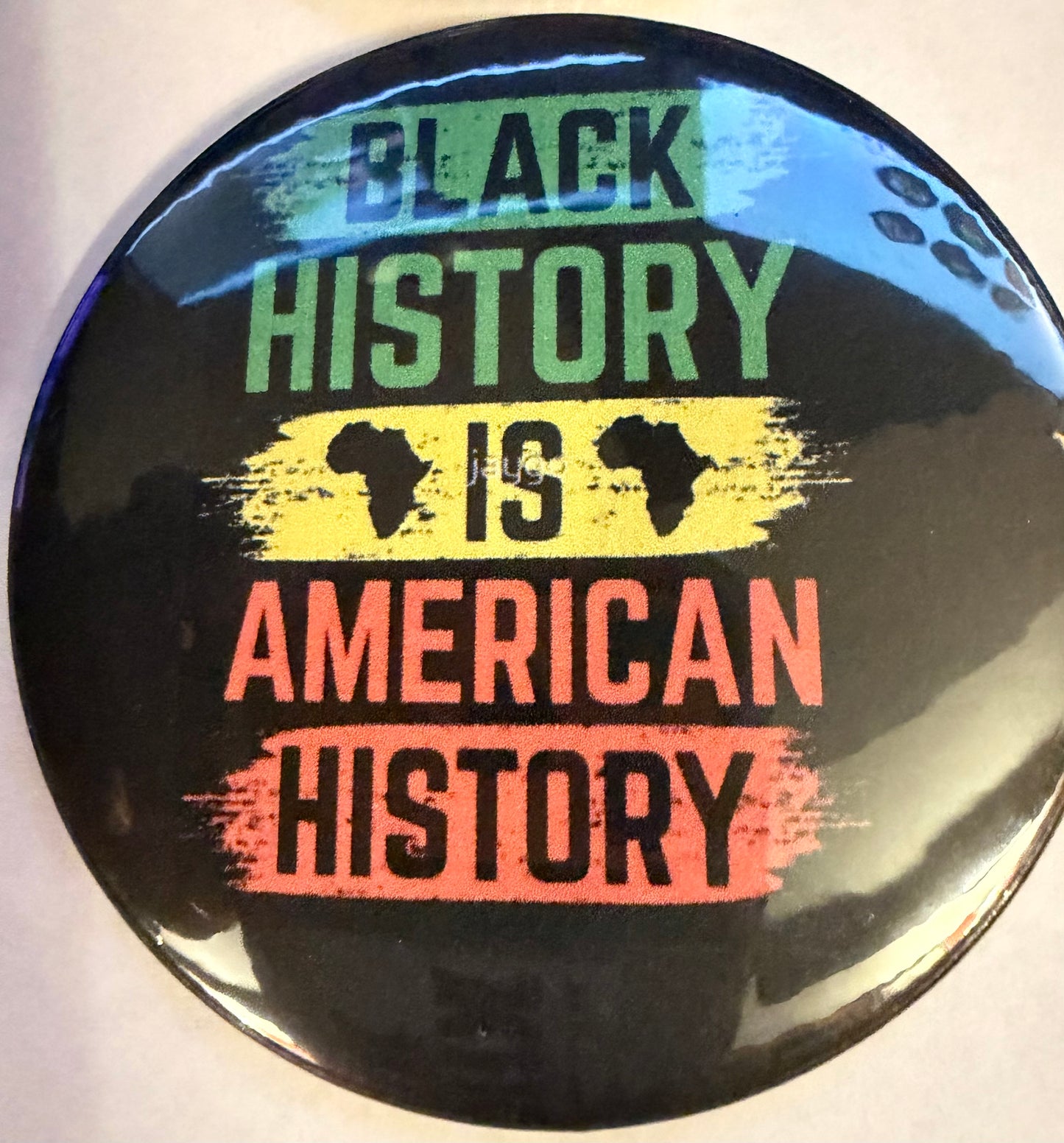 Black History Month buttons (3 inch, 7 designs)