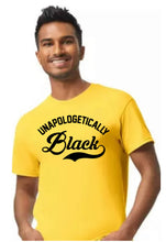 Load image into Gallery viewer, Unapologetically Black t-shirt
