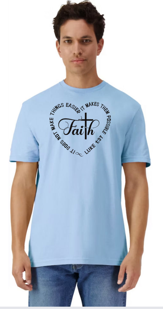 Wear it and Share it Faith Series t-shirts