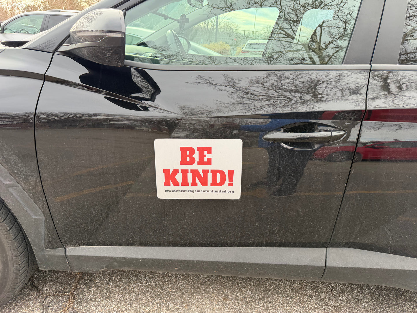 “BE KIND” car magnet