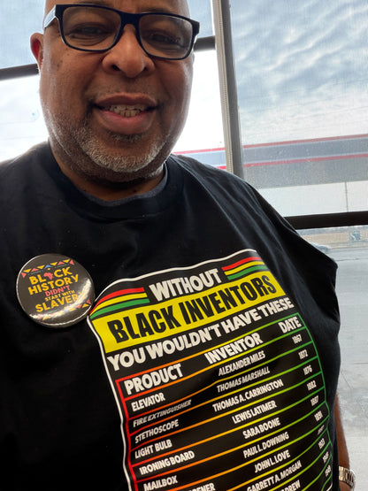 Black History Inventors and Innovators Tshirt (front only, price includes shipping)