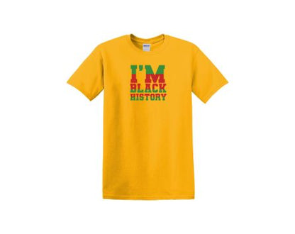 Juneteenth T-shirts (Available in White, Yellow Gold and Black colors) includes shipping and handling