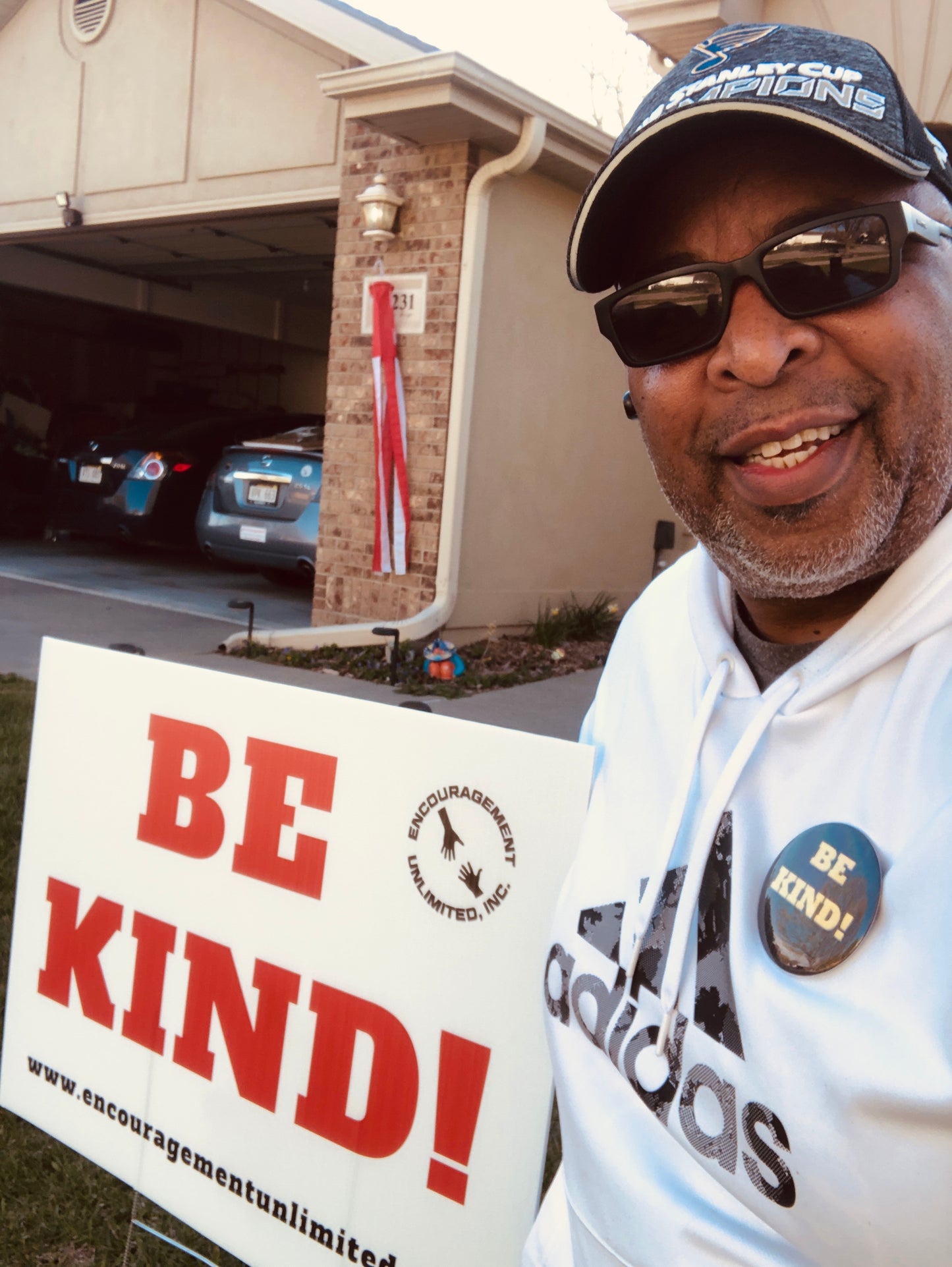 “BE KIND” yard signs