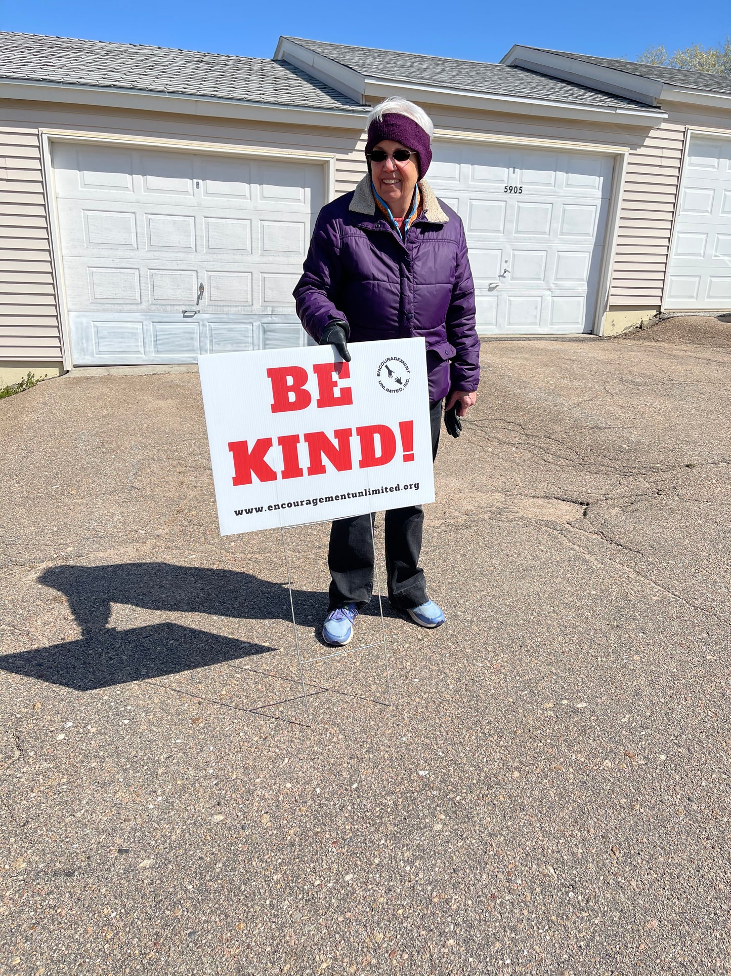 “BE KIND” yard signs