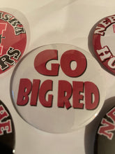 Load image into Gallery viewer, Husker 3” buttons (five in the set)

